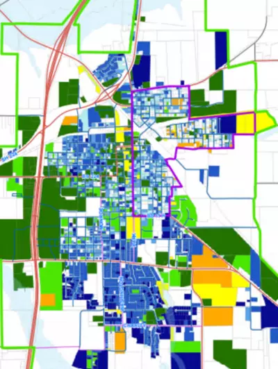 Map of Neighborhood Empowerment Zone