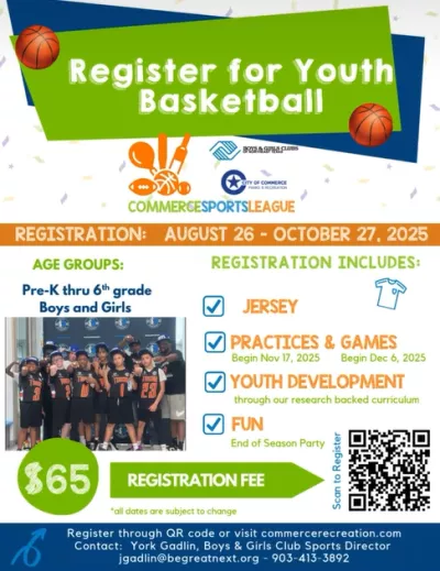Youth Basketball Registration